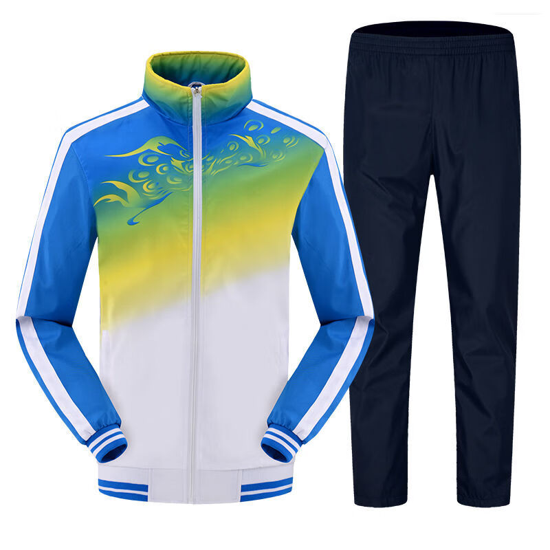 队运动套装体育运动员出场服领奖服团体服学生运动会班服6699红色女m