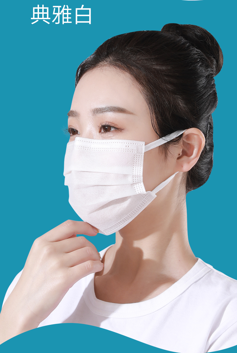 绿色口罩女夏季薄款透气防晒一层两层不勒耳一次性口罩夏天男的宽耳带