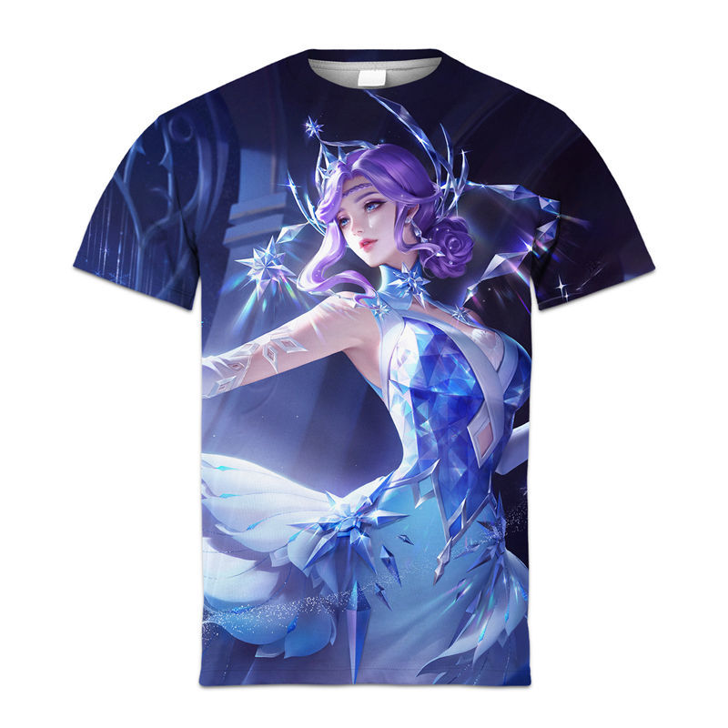 王者荣耀t恤游戏游英雄夏季短袖元歌中学生青少年个性t恤衫神威马超