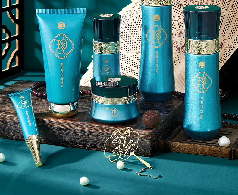 冰菊御廷五珍水光逆龄护肤套盒人参润肤抗皱补水化妆品套装直播款