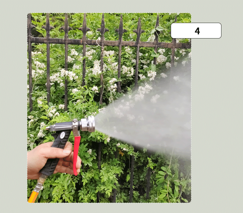 高压农用进口喷头喷雾器水枪打药机雾化陶瓷远程喷枪打农药枪神器4号