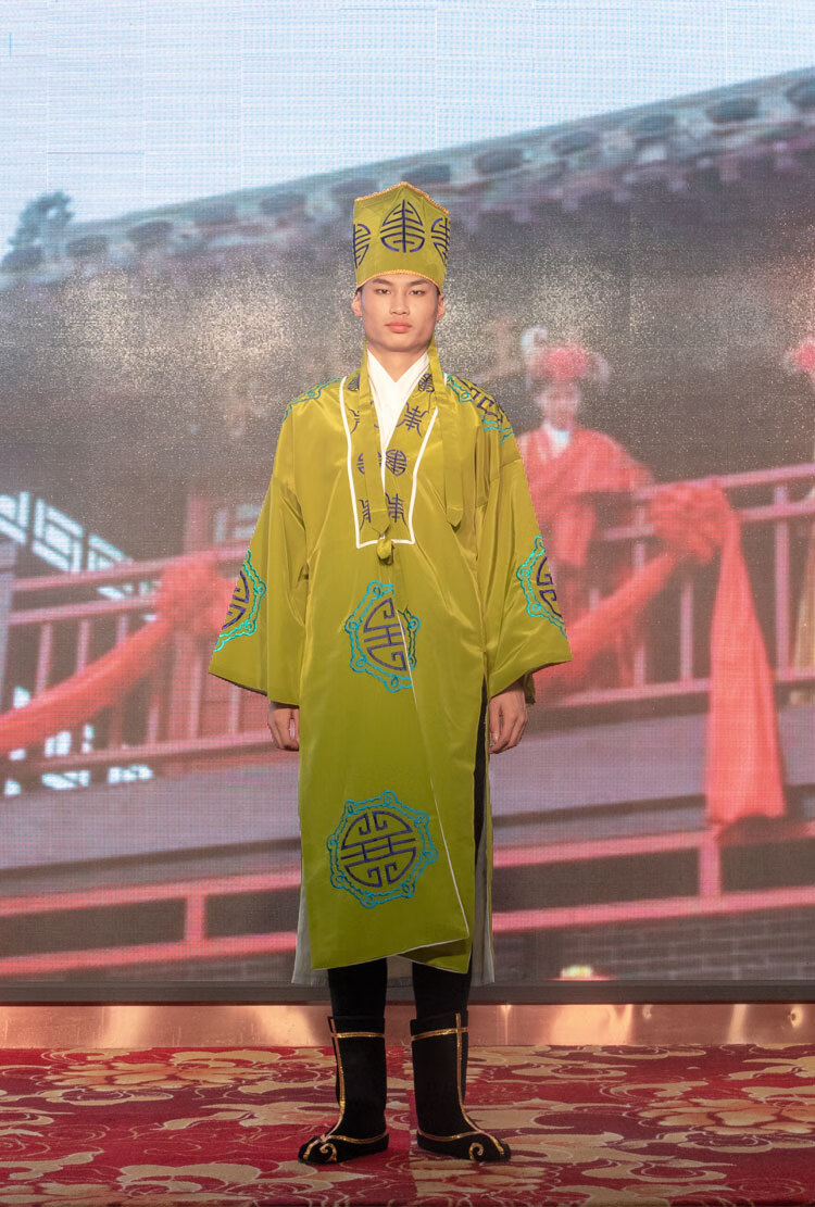 舒弗星员外老爷古装帽员外夫人服装对披地主男老财戏曲老旦衣服演出