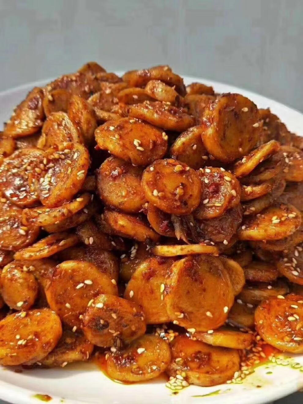 9折青春味道手工美食麻辣面筋圈烤面筋辣条下酒下饭健康网红面筋零食 