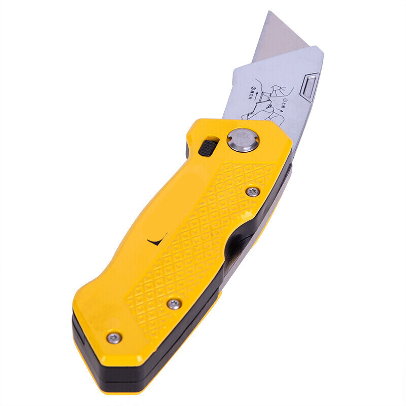 10连发重型自锁锌合金美工刀t型美工刀壁纸刀裁纸刀地毯刀含10刀片dl