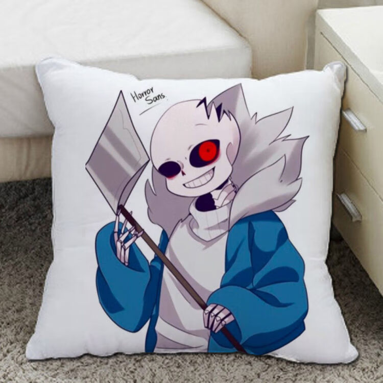 传说之下sans抱枕undertale周边玩偶动漫二次元定制礼物枕头靠垫1845x