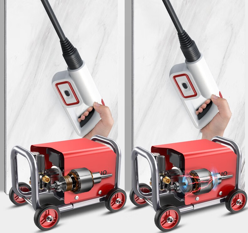 杰诺洗车机多功能便携式高压清洗机商用工业大功率泡沫水泵全自动汽车