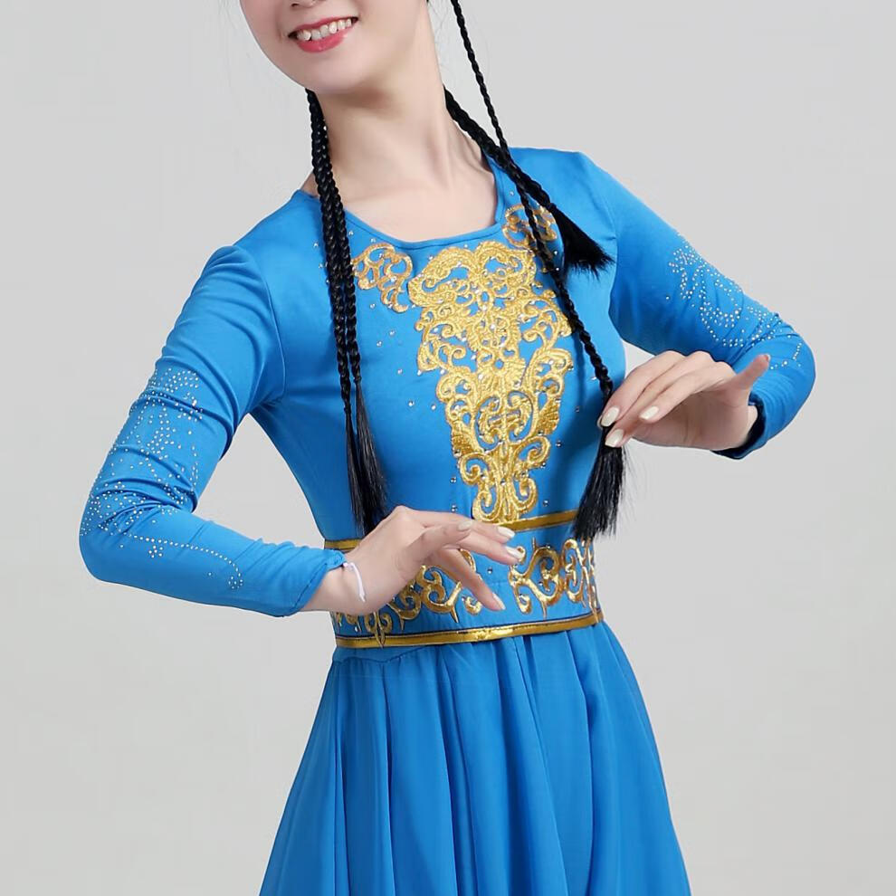 民族特色服装表演服新疆舞蹈服装演出服民族风大摆裙