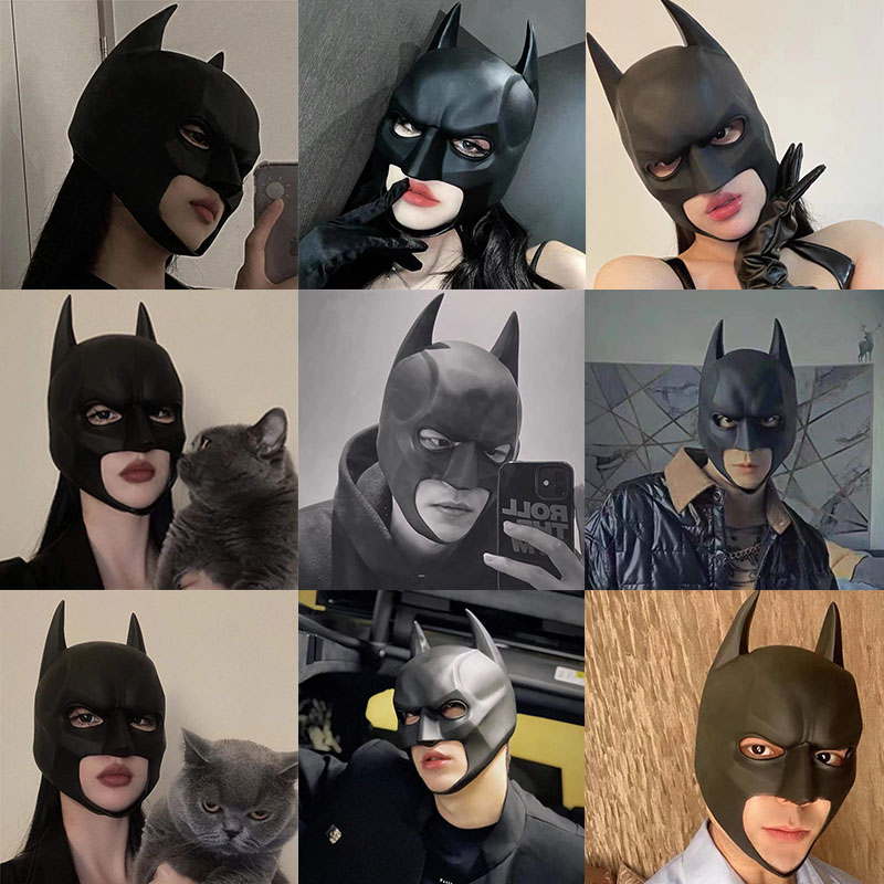 可狄(kedi) 可狄家居 情趣蝙蝠俠頭套面具batman頭套帥氣抖音直播道具