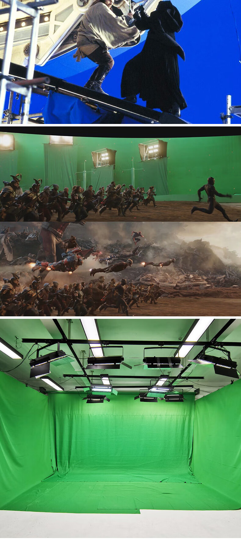 绿幕抠像布绿布背景布摄影抠图直播影棚设备加厚影视拍视频绿色支架子