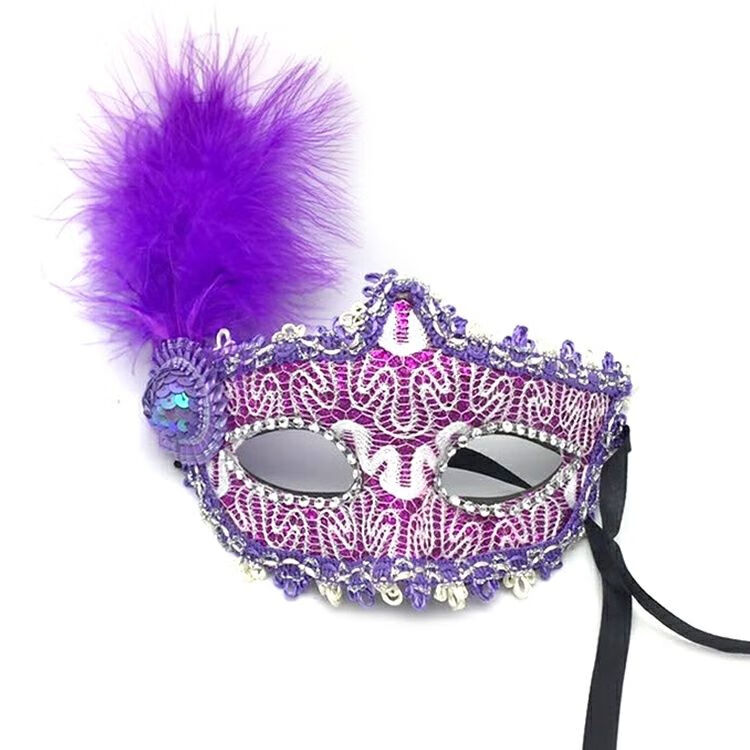 精选冰雪奇缘公主万圣节圣诞新年派对化妆舞会半脸成人女童儿童面具