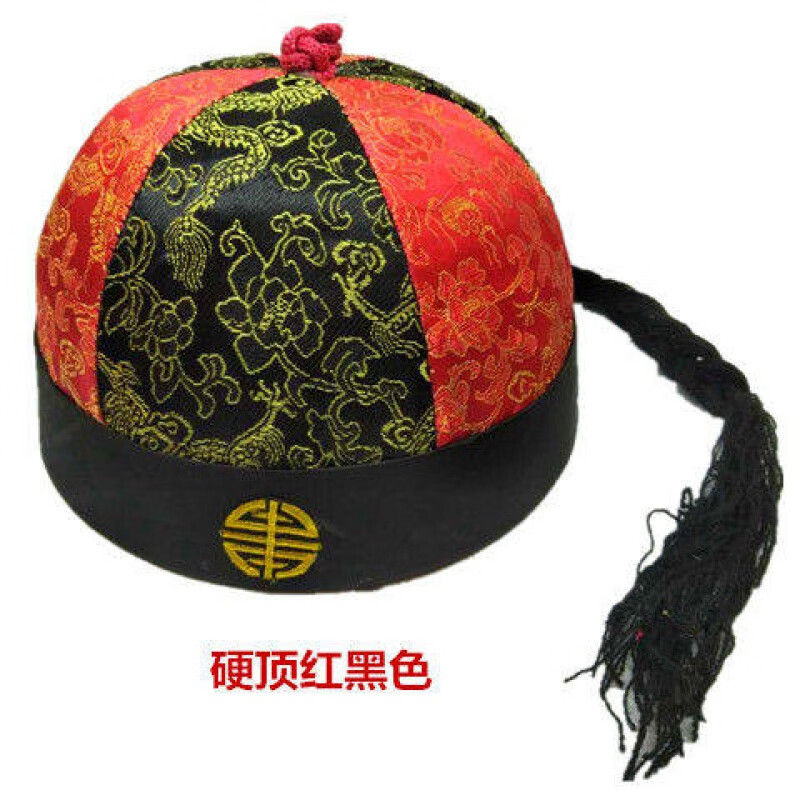 支持国货均欣新品古装新郎官帽子唐装地主帽古装帽子男古代清朝宫廷
