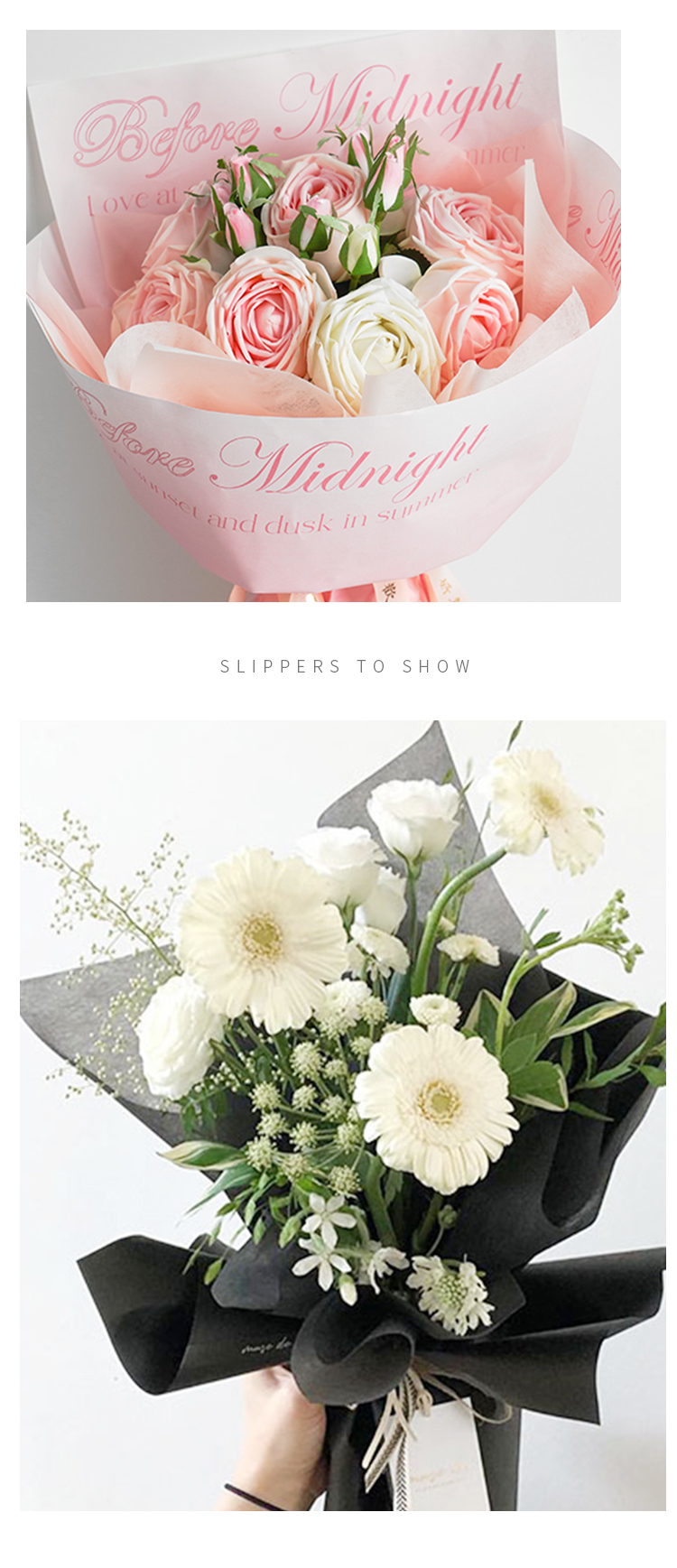 鲜花包装棉纸纯色绵纸花艺材料花束包装纸手工diy包花纸花店用品海棠