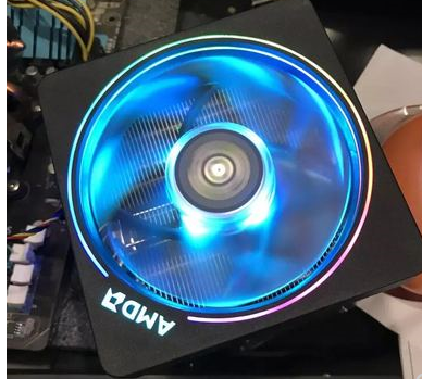 amd锐龙原装散热器棱镜幽灵风扇带灯r95900x5950xr75800x黑色am4加厚