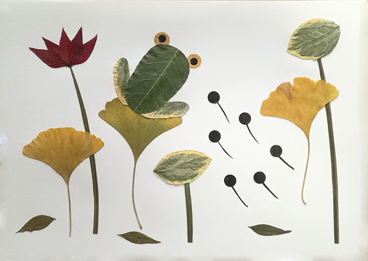 【京选品质】树叶贴画植物标本 树叶手工贴画成品小学生幼儿园儿童diy