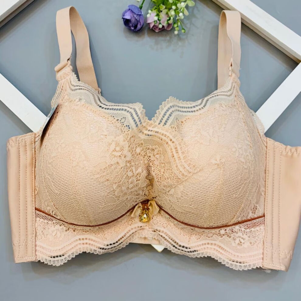 加厚文胸超厚无钢圈小胸加厚6cm聚拢显大超厚8cm文胸平胸内衣女特厚