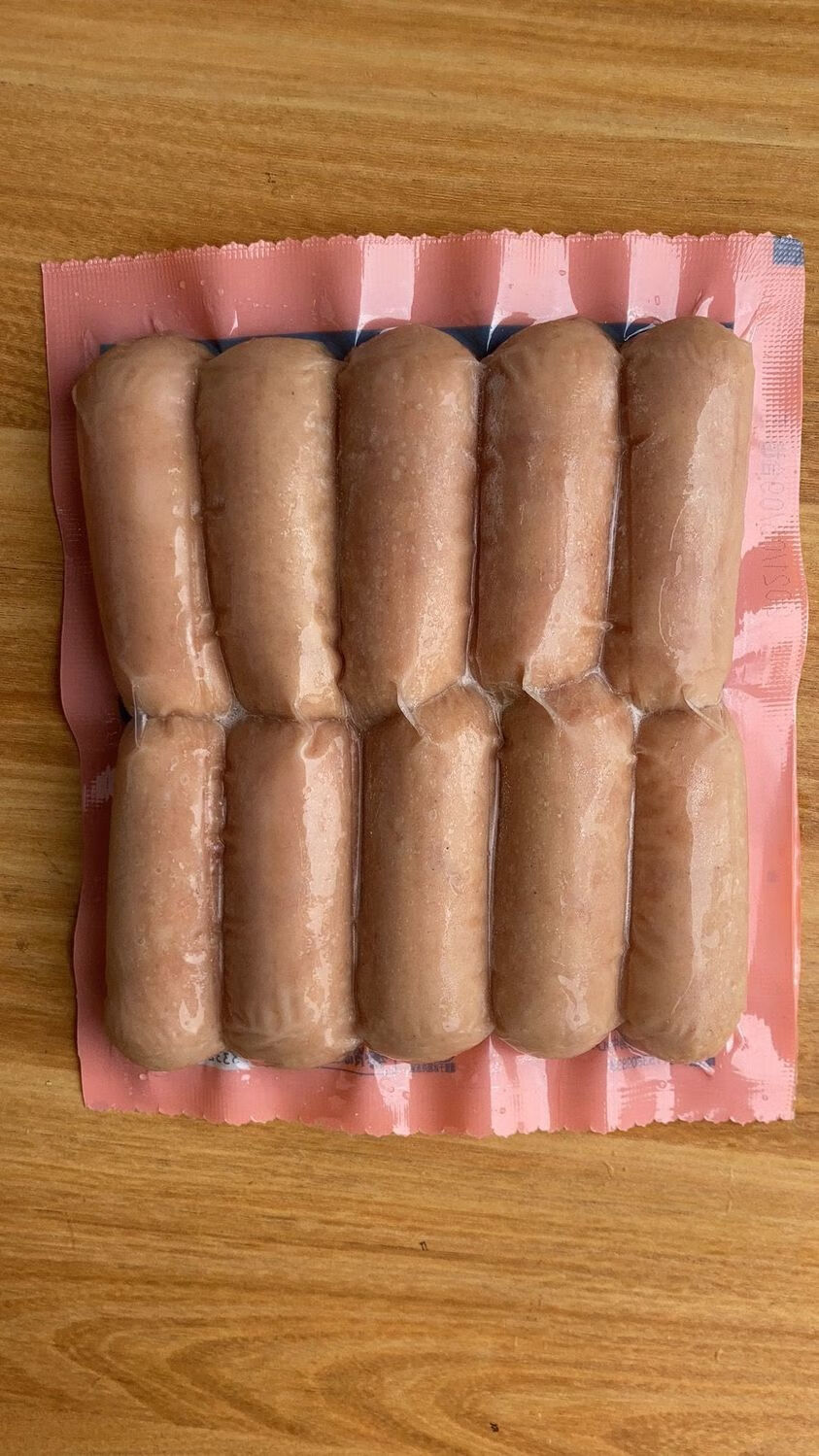 大嘴鳄火山石肠大嘴鳄火山石烤肠台式风味热狗大香肠 原味500g*4(共40