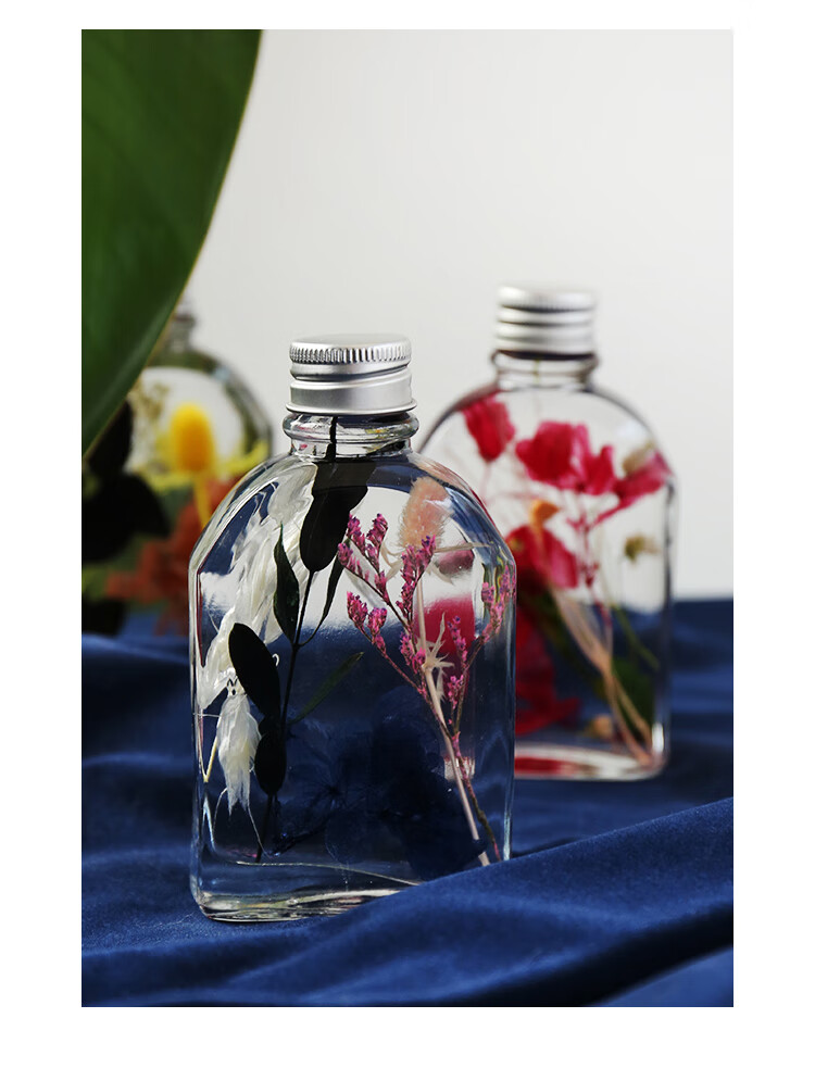 创森小米生态家居永生花浮游花瓶植物标本玻璃瓶礼盒装桌面摆件礼物