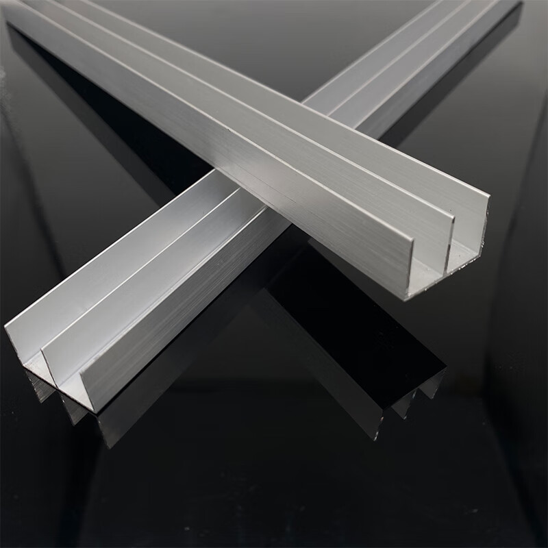 山字槽铝合金玻璃移门滑道轨道滑槽滑轮玻璃托底导轨底部平滑飞轮 厚