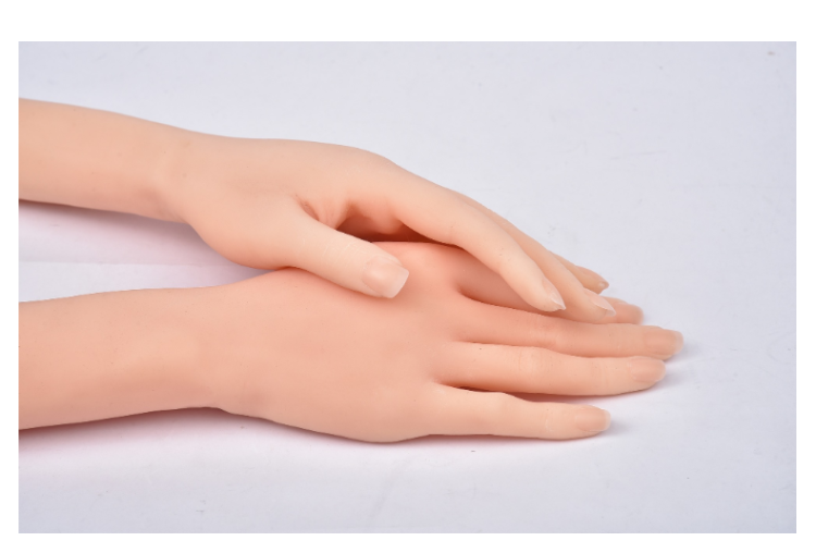 仿真人手模道具模型硅胶女手制作首饰店拍照展示直播用逼真假手标准款