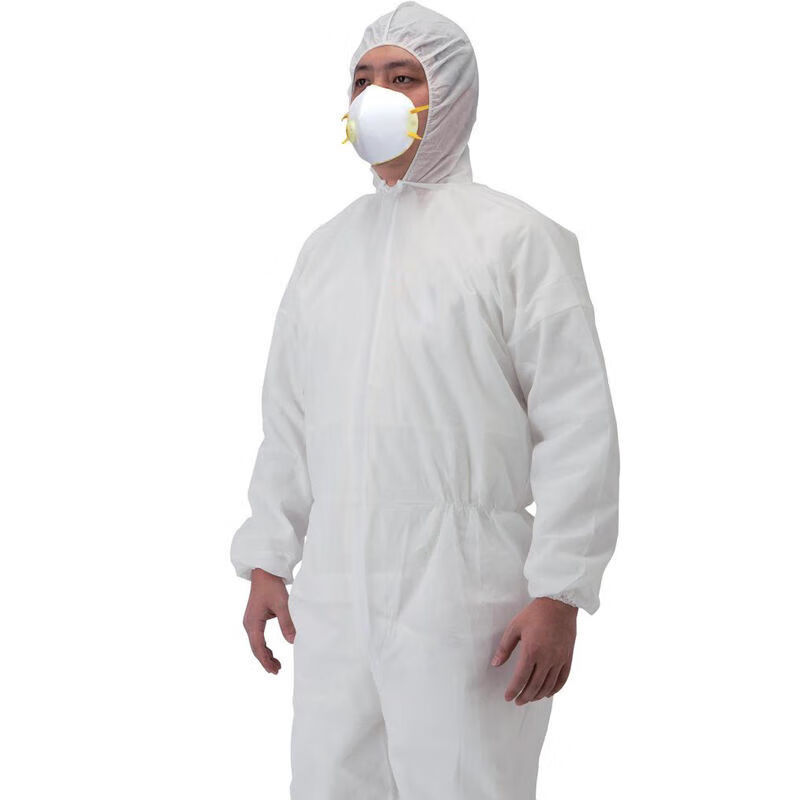 一次性防护服防疫新冠连体带帽全身式防飞沫病毒隔离170码数鞋套护目