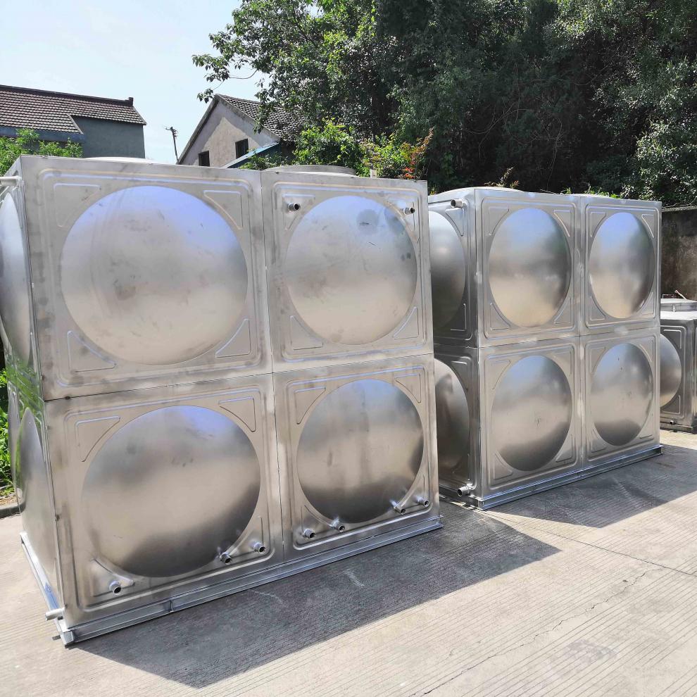 加厚304不锈钢水箱方形水塔 消生活水箱保温储水集热工程1t5吨 方形冷