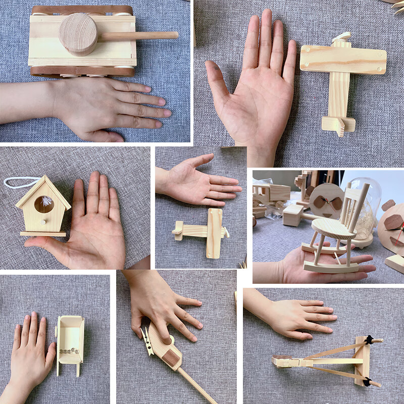儿童木工材料儿童木工课程材料包初级版幼儿园小学生diy木艺工坊创客