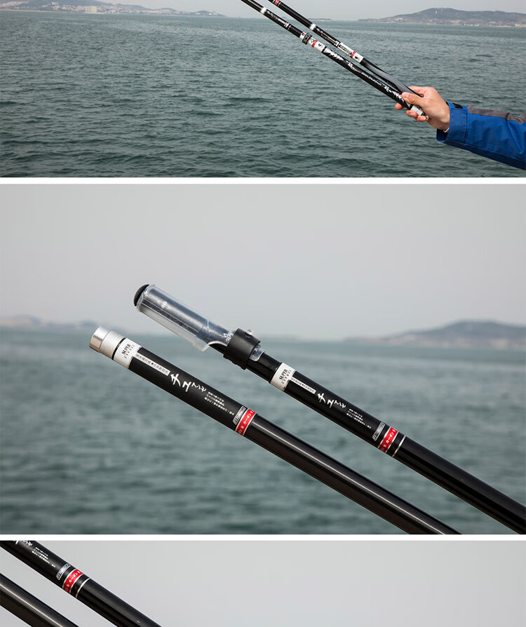 捍太郎日本进口碳素短节溪流竿三定位轻硬19调5h黑坑竞技罗非鲤鱼鲫鱼