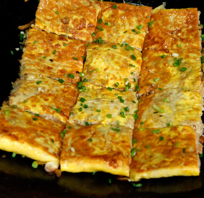 5折 武汉豆皮 武汉特产老通城三鲜豆皮330g大份过早豆皮好味道当天做