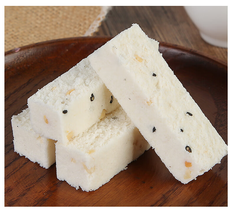 无蔗糖茯苓糕夏季糕点八珍山药糕代餐米糕糕点零食芡实糕 无蔗糖-坚果