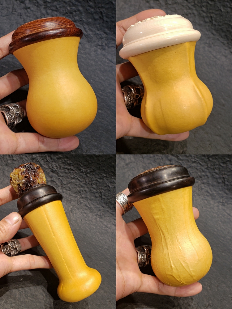 蚂蚁肚小葫芦原装范制蝈蝈蛐蛐八宝三庭手捻花模老匏器黑白虫鸣虫葫芦