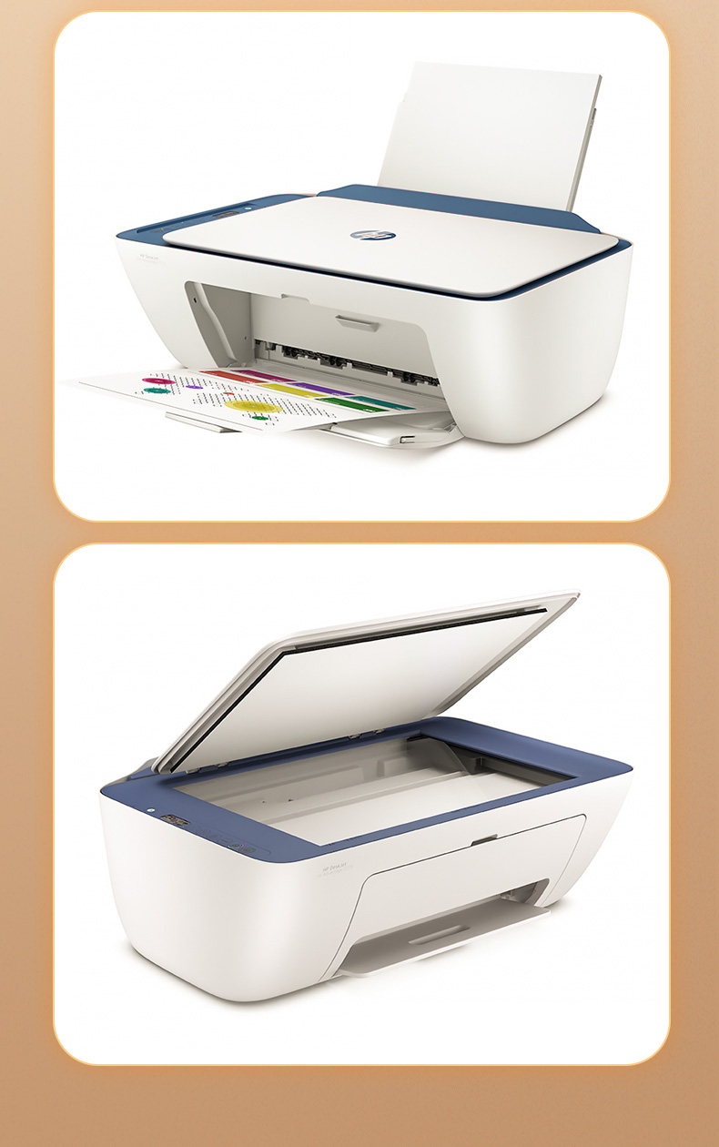 hp惠普2723彩色a4打印机家用小型学生手机连接无线wifi蓝牙复印一体机