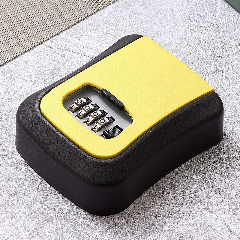 装修钥匙密码盒门口猫眼工地门上密码锁钥匙盒密码盒子装钥匙大号金属