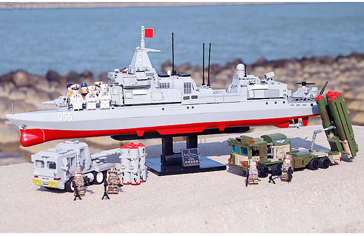 乐高lego航空母舰军事系列积木军舰驱逐舰055d大型航母拼装男孩子