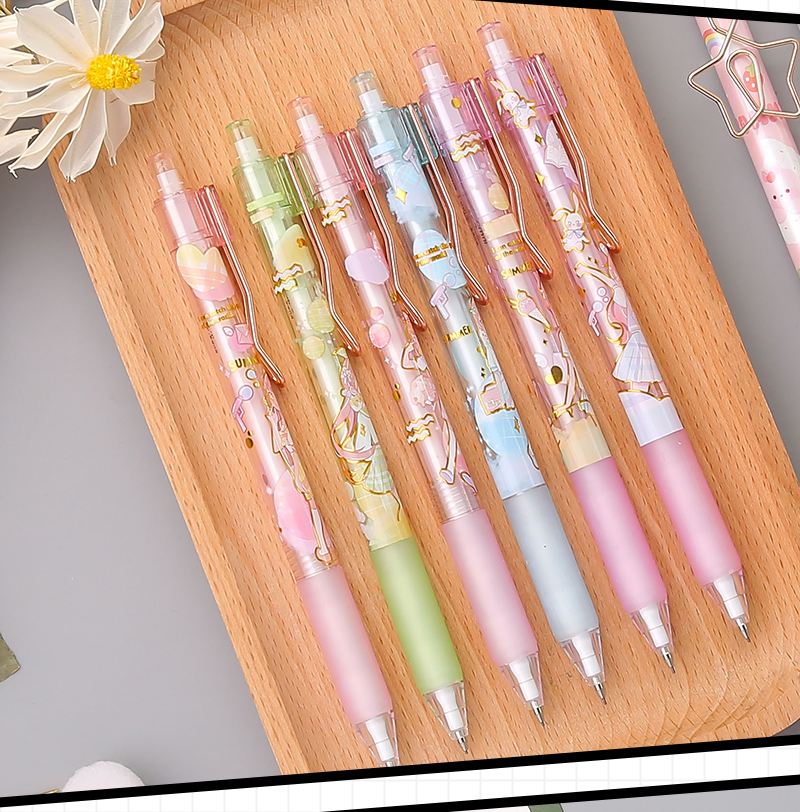 仓梵高颜值自动铅笔可爱卡通女生小学生少女专用学习用品不断芯魔法