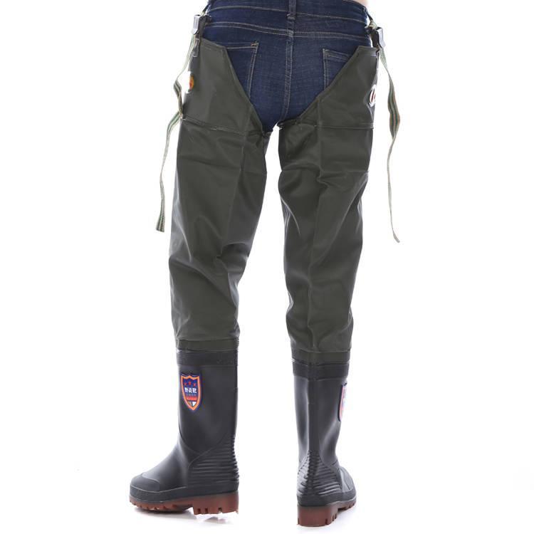 高品质下水裤过膝下水裤半身钓鱼鞋男女雨鞋高筒雨靴捕鱼长水鞋水田