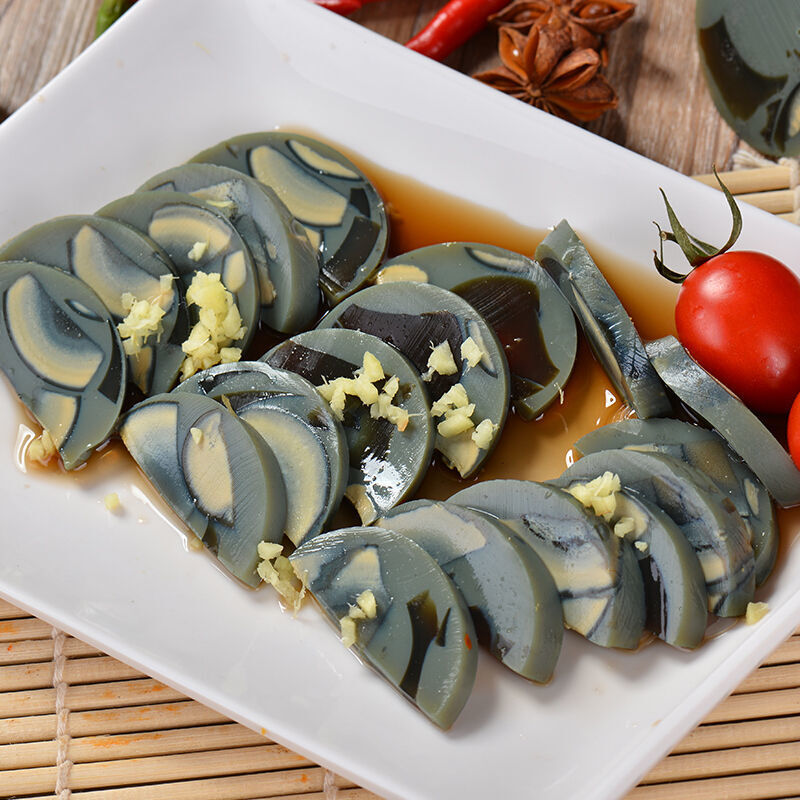 锣皮蛋肠 300g 火腿肠香肠即食皮蛋肉粥松花蛋凉拌