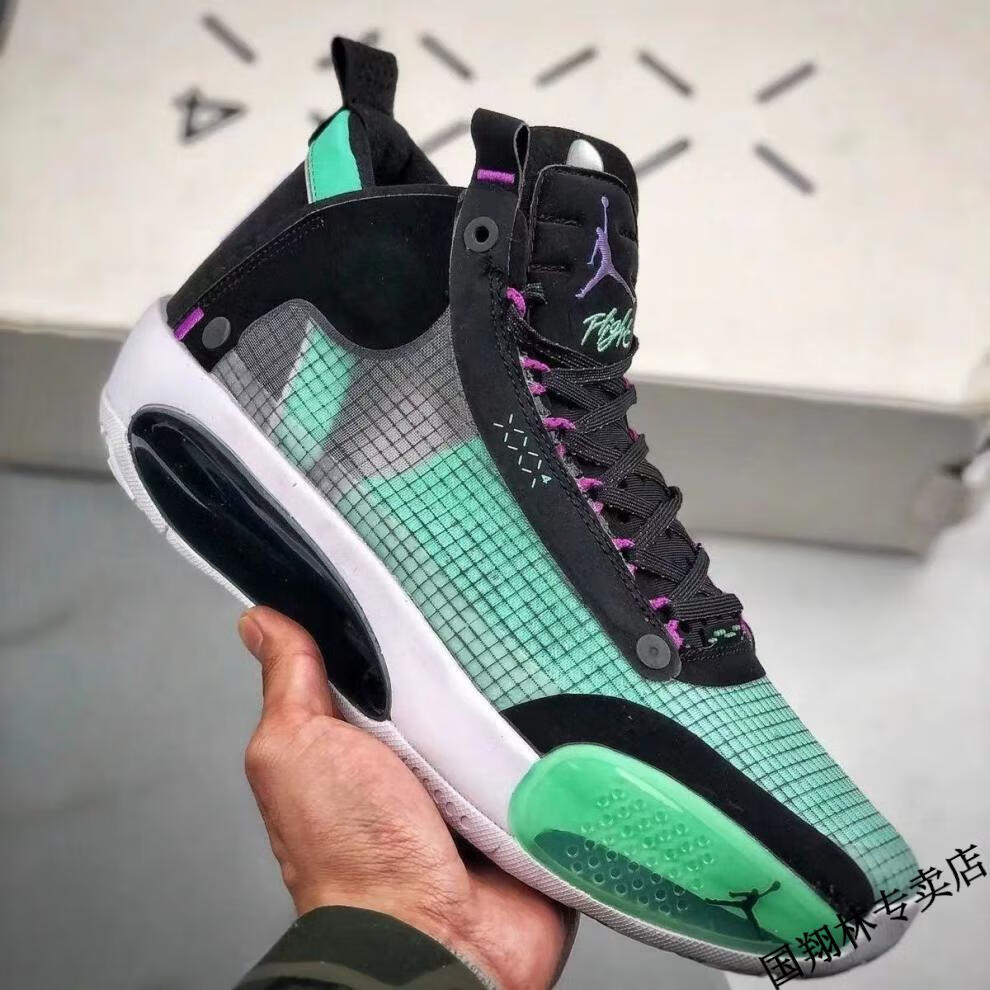 乔34代 34 郭艾伦 糖果 全 气垫实战篮球鞋 cu1548- aj34涂鸦 43