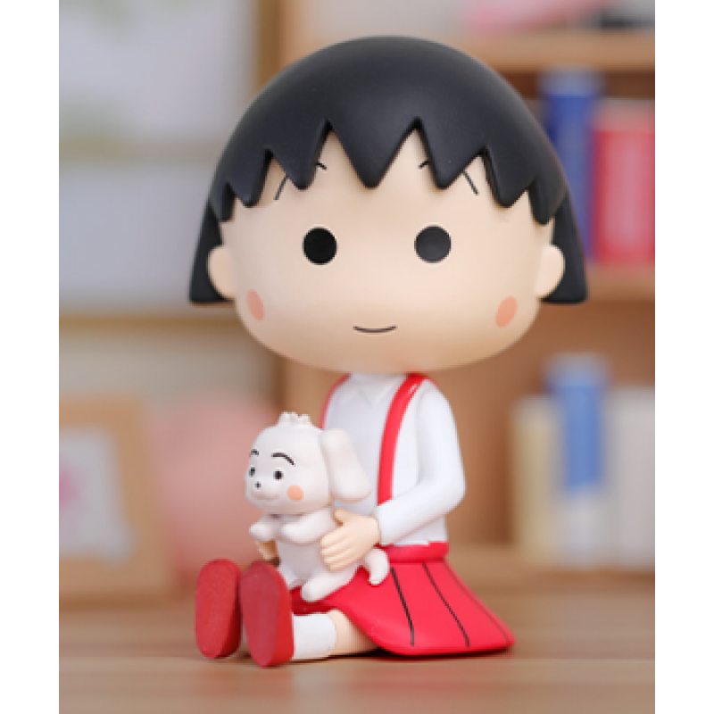 万代六一儿童节礼物日本樱桃小丸子盲盒日常系列和服职业动物小车女