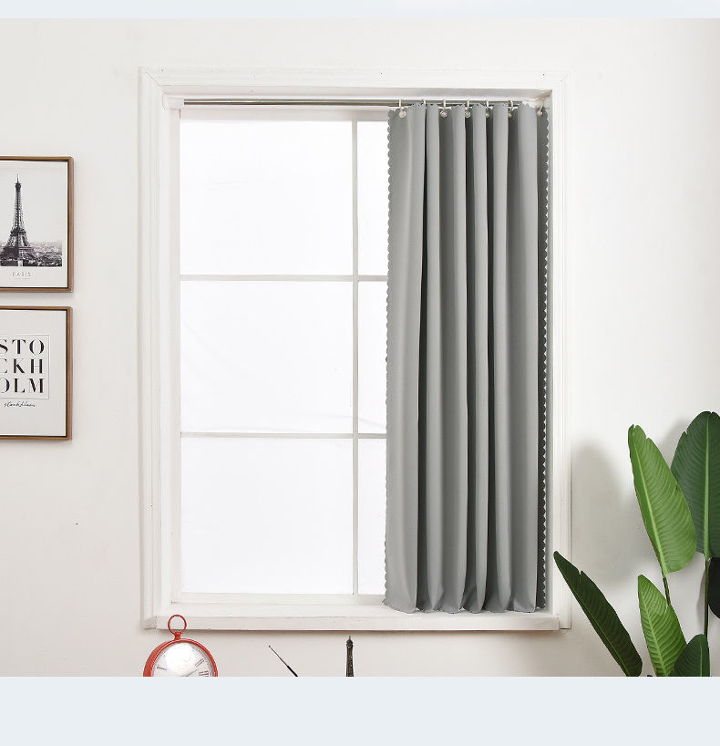 遮光门帘隔断帘卫生间窗帘布艺门帘隔断帘挡风绿色送杆宽1高12米单开