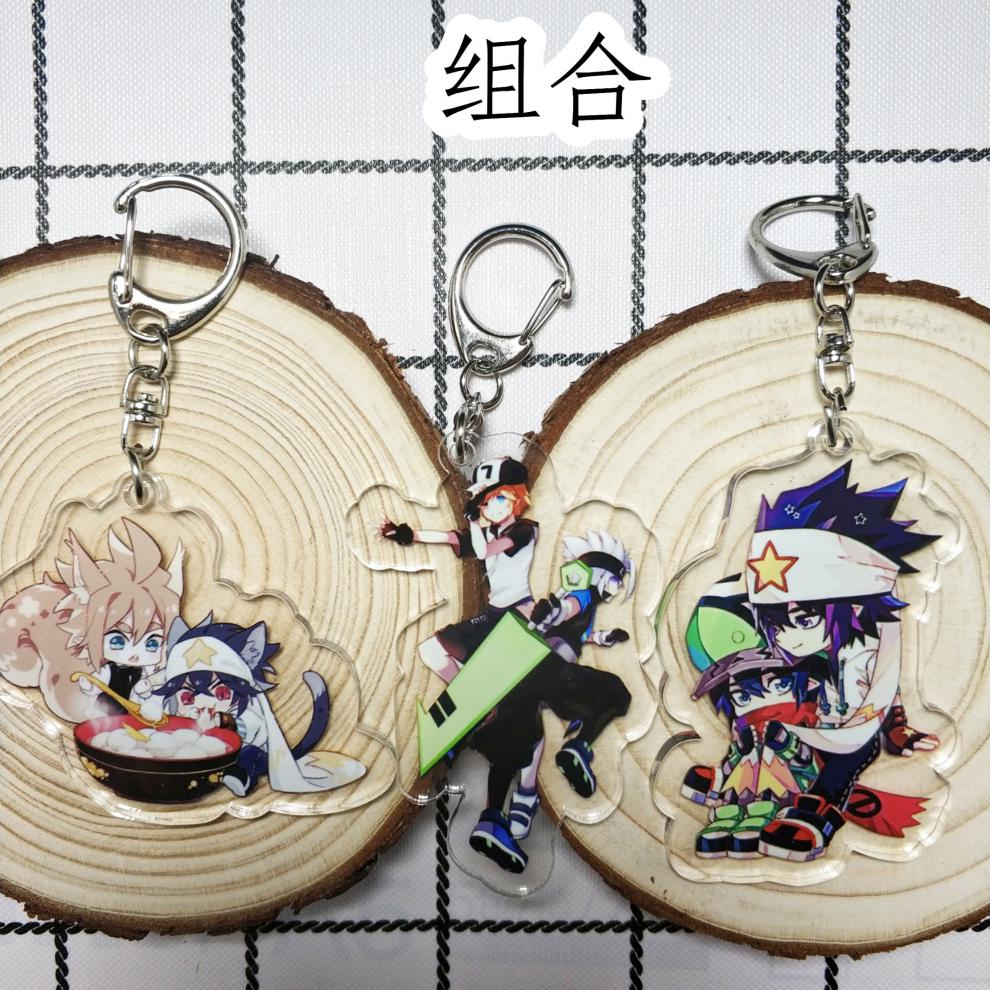 凹凸世界周边挂件金格瑞雷狮安迷修卡米尔亚克力钥匙扣书包挂饰 雷狮