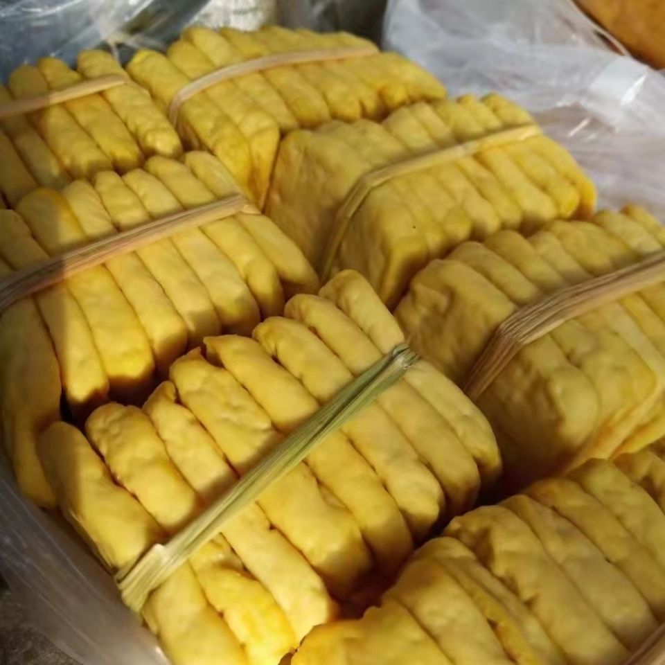 平远客家梅州平远特产正宗热柘豆干广东省内发货1000克 捆扎600克