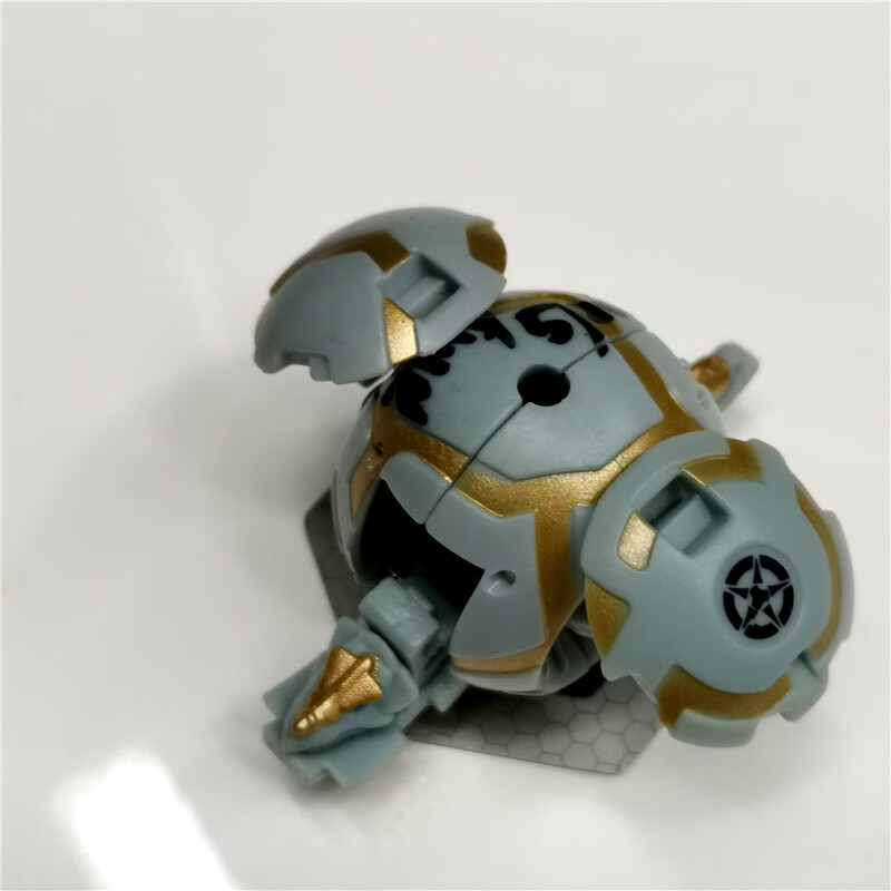 爆丸小子全套初代1代变形蛋弹射塑料玩具专属收藏桔红色