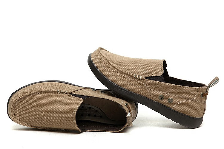 品质保障cross春夏帆布鞋男鞋休闲透气懒人鞋沃尔卢一脚蹬平跟布鞋