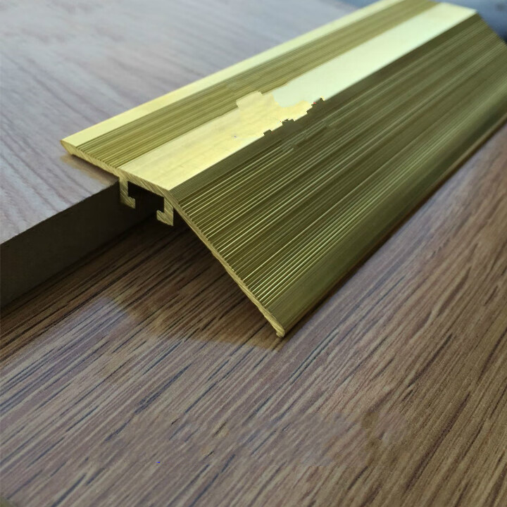 定制铜加厚铜条高低扣地板铜压条门槛收边条门口条大理石装饰条一米