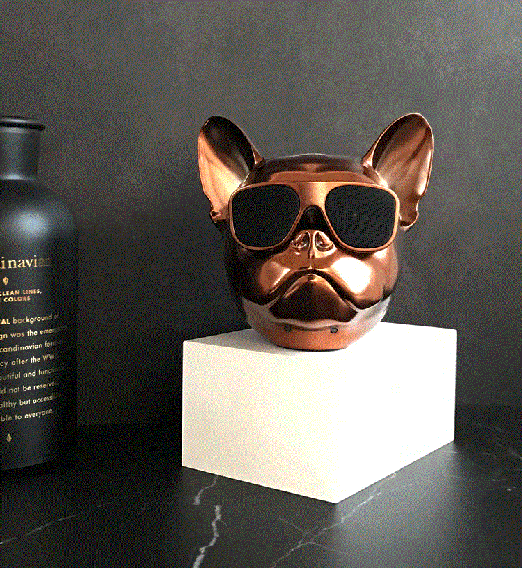 索尼【sony】同款狗头手机电脑蓝牙音箱刻字餸男生朋友感生日礼物法斗