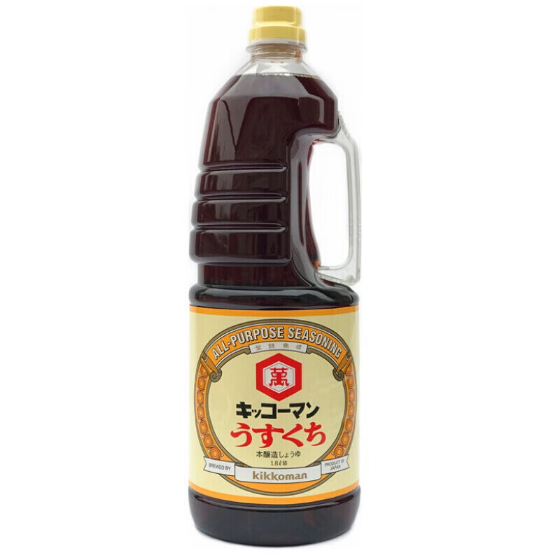 德用万字浓口酱油 龟甲万酱油 日本酱油 1800ml*瓶 多规格 进口 淡口