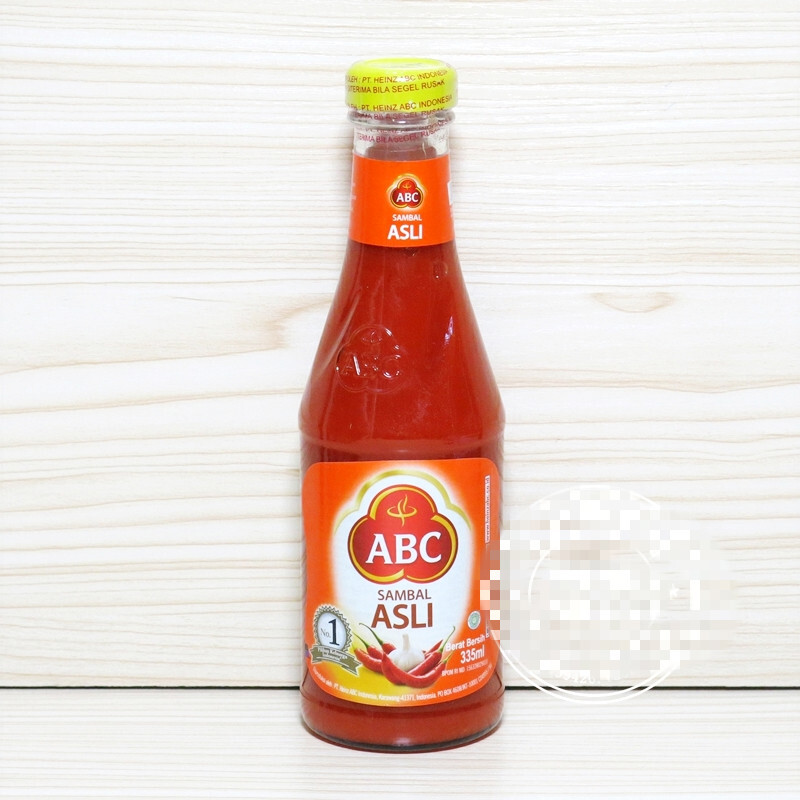 印尼ab印尼加辣蒜味辣椒酱abc Sambal Asli Extra Pedas蒜蓉辣椒酱335ml 特辣辣椒酱extra Pedas 335ml 图片价格品牌报价 京东