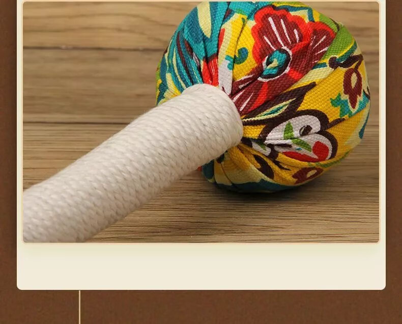 艾叶锤养生经络敲打锤艾草锤中药锤三子五子锤手工制做腿肩颈全身按摩