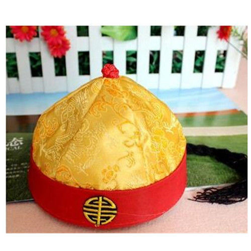 瓜皮帽男春秋季戏剧清朝民国地主帽瓜皮帽男春秋季少爷阿哥帽子小品