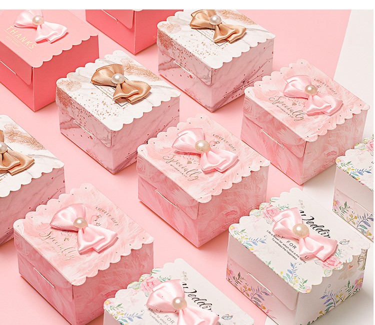 创森小米结婚喜糖盒ins风创意欧式2021新款婚礼喜糖袋礼盒装糖果纸盒